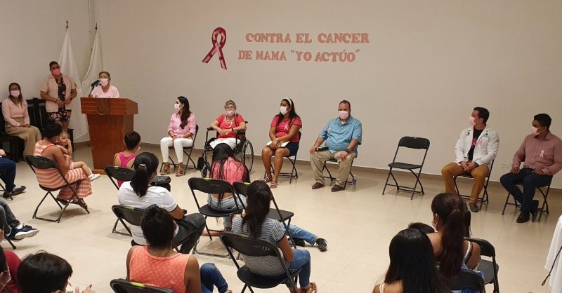 Lanza gobierno de Blanca Merari Tziu Muñoz llamado de conciencia contra el cáncer de mama