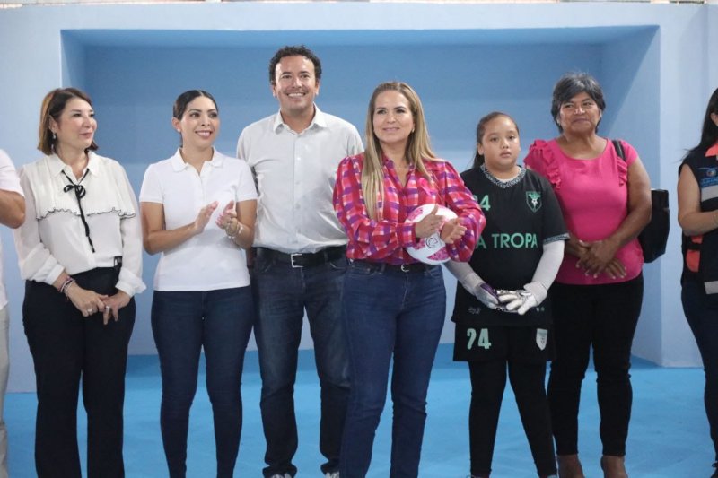 Lili Campos refuerza el deporte entre la niñez
