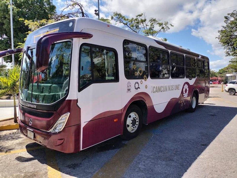 LLEGAN LOS NUEVOS AUTOBUCES DEL BIENESTAR A CANCUN