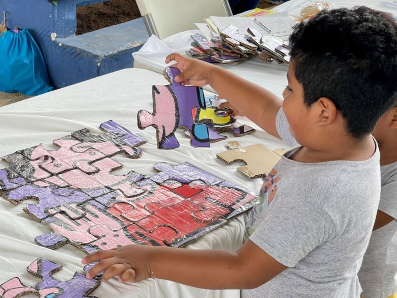 Llegó “Brigada por una niñez feliz” a Palmas 1