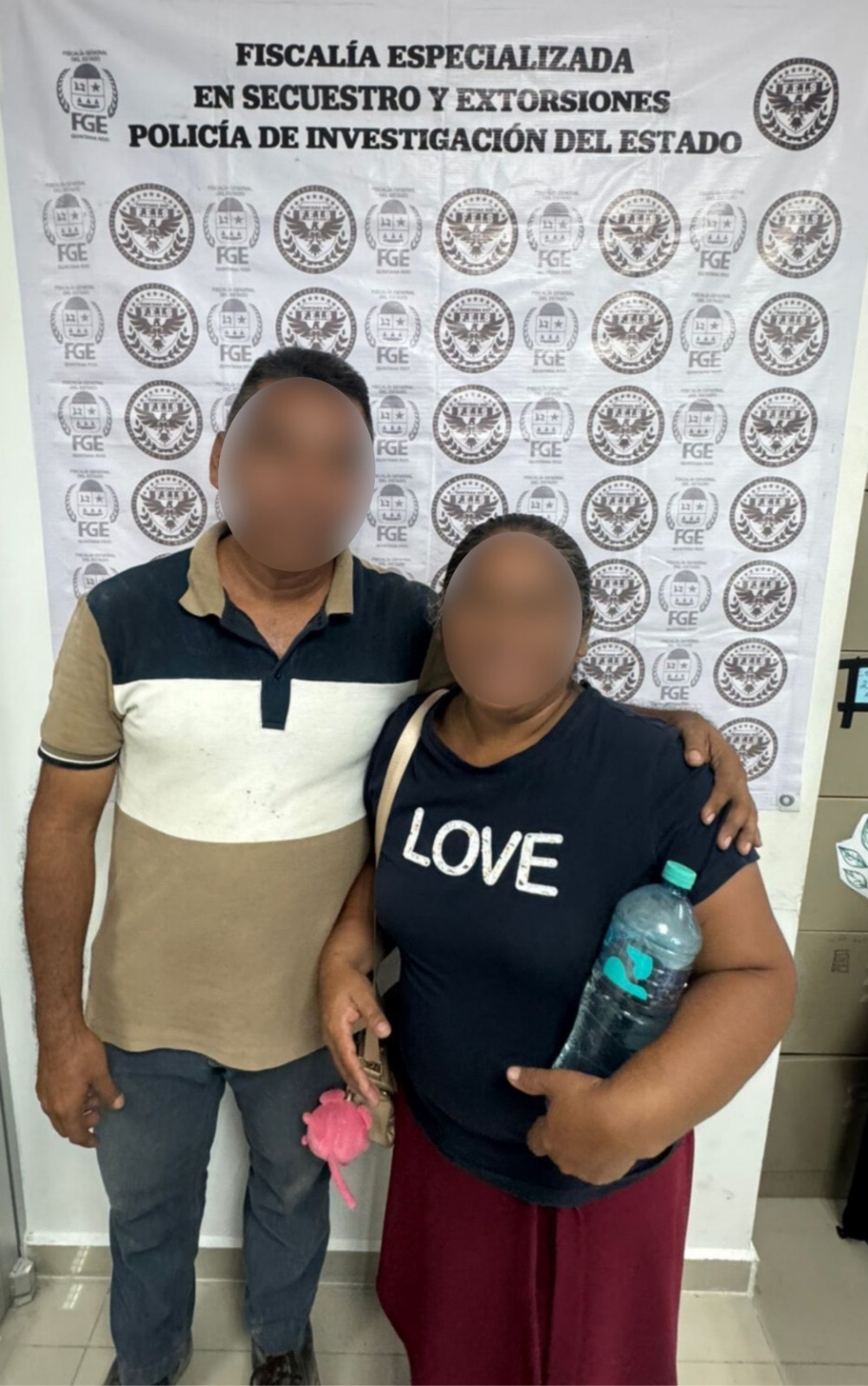 Logra FGE de Quintana Roo rescatar a una víctima de extorsión en Benito Juárez