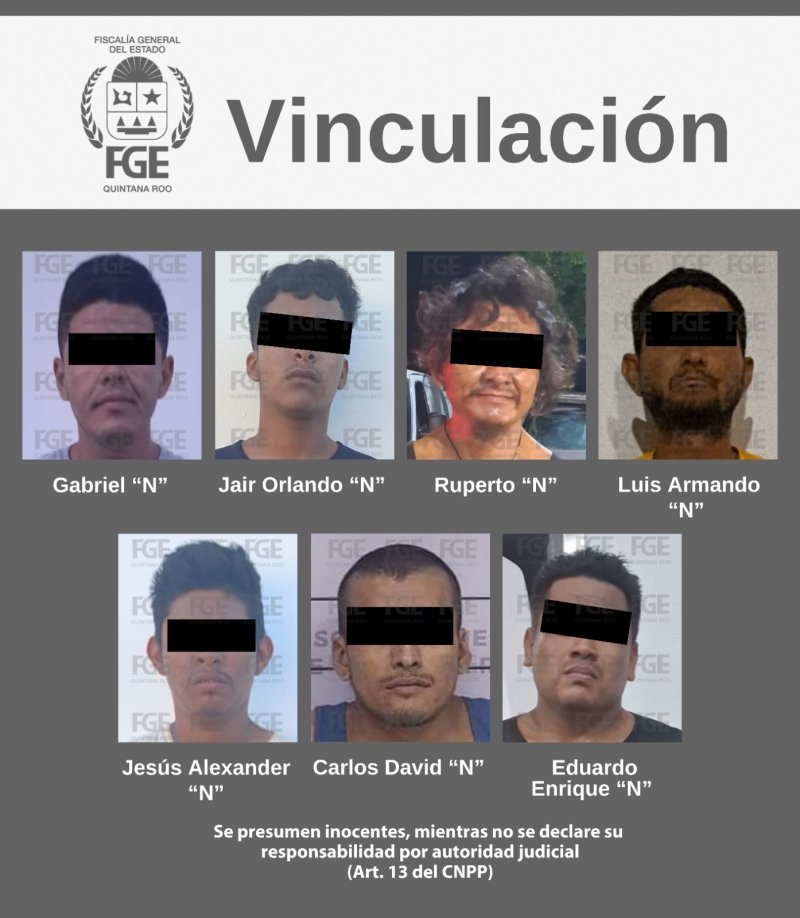 Logra Fiscalía vinculación a proceso para siete sujetos por narcomenudeo en Benito Juárez