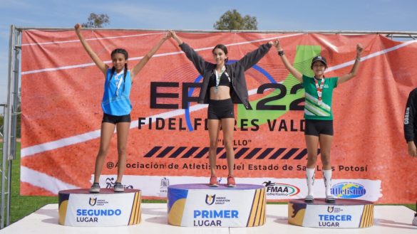 Logran quintanarroenses 8 medallas en el 9º Encuentro Potosino de Atletismo: COJUDEQ