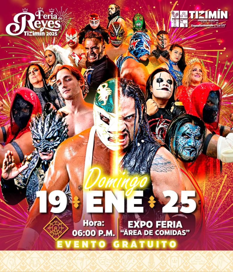 Lucha libre en la Feria de Reyes