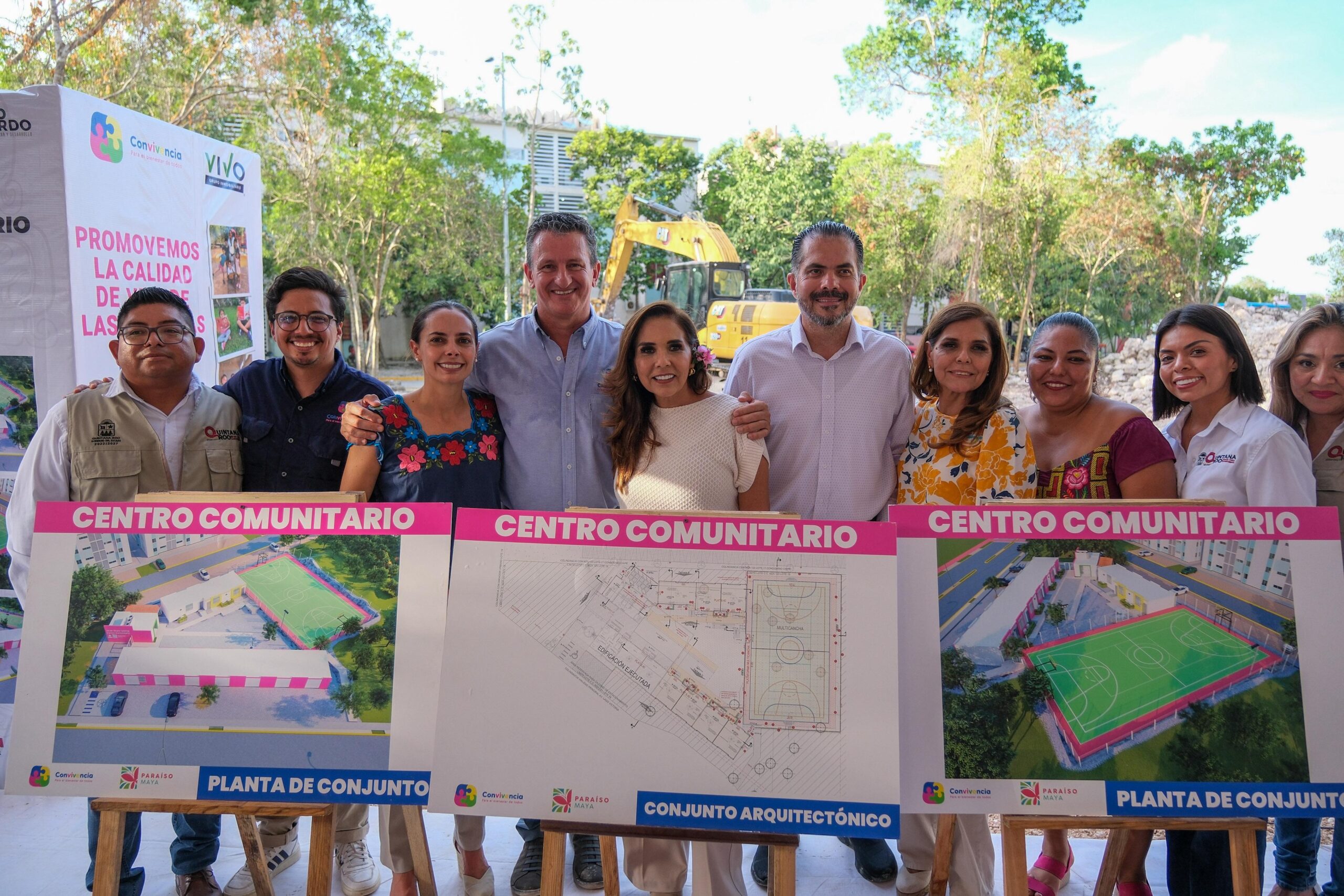Mara Lezama respalda obras que promueven la paz y la participación ciudadana en Cancún