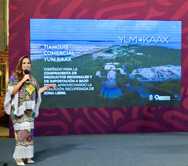 Mara Lezama revela la inauguración de ‘Mercado Empresarial Yum Kaax’ en Chetumal.