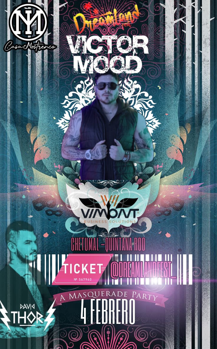 MASQUERADE PARTY, SABADO 4 FEBRERO EN  CHETUMAL DESDE ACAPULCO SHORE