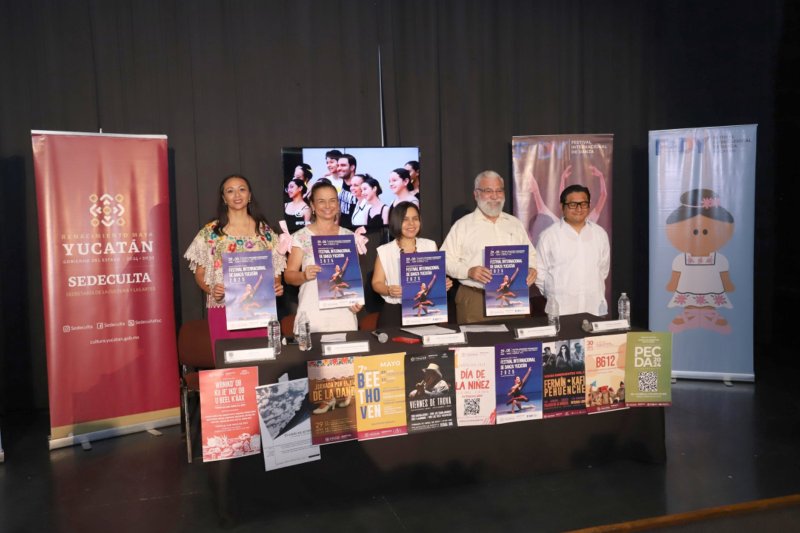 Mil jóvenes talentos y profesionales de danza en un encuentropor el arte en Yucatán