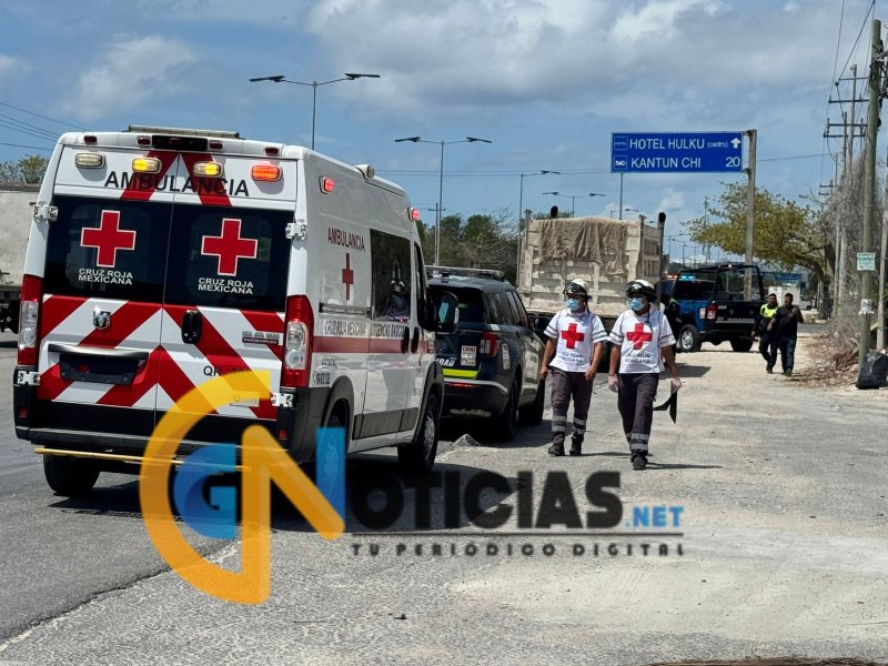 Motociclista pierde la vida tras maniobra peligrosa en el Boulevard Playa del Carmen