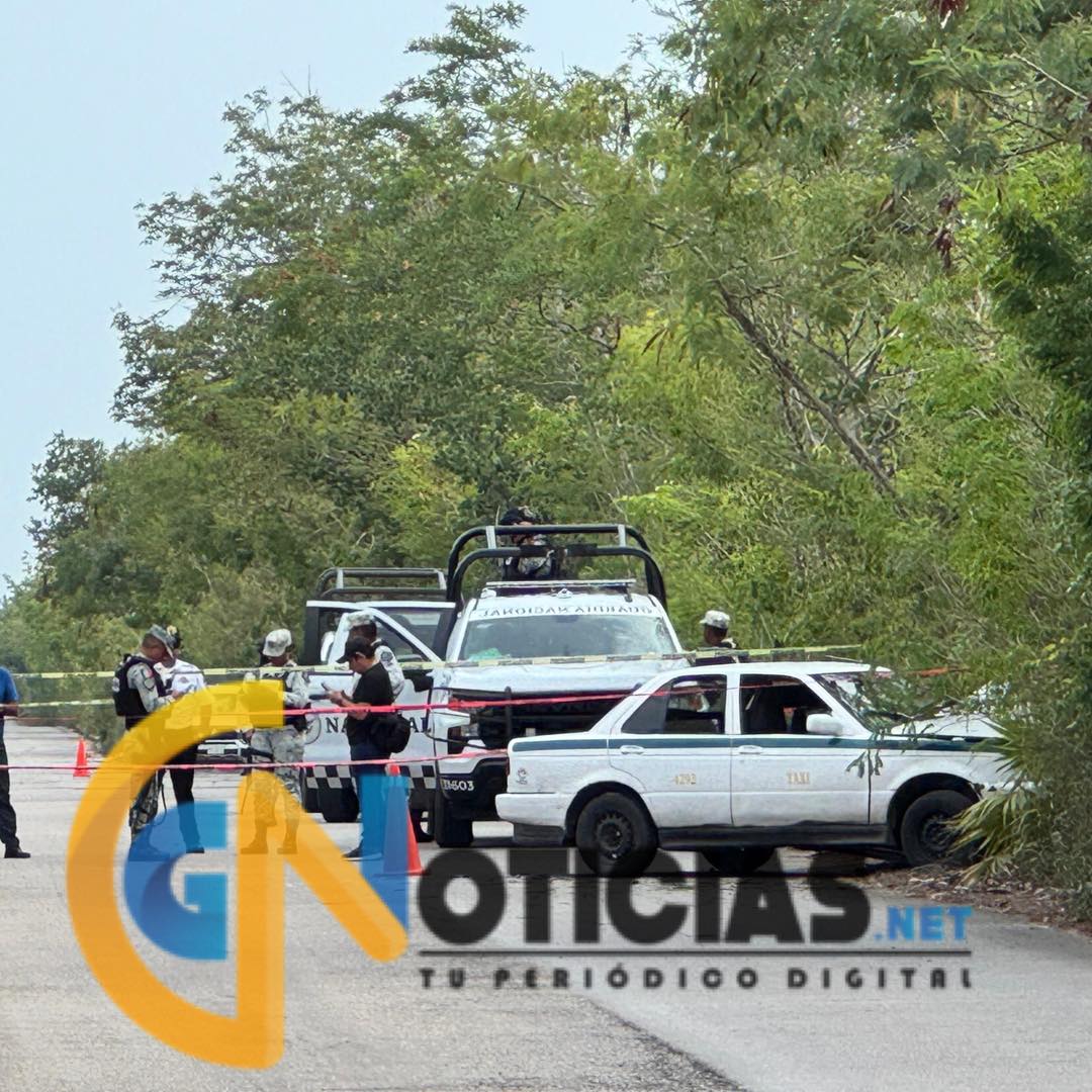 Muere taxista en accidente en el ramal norte de Cancún