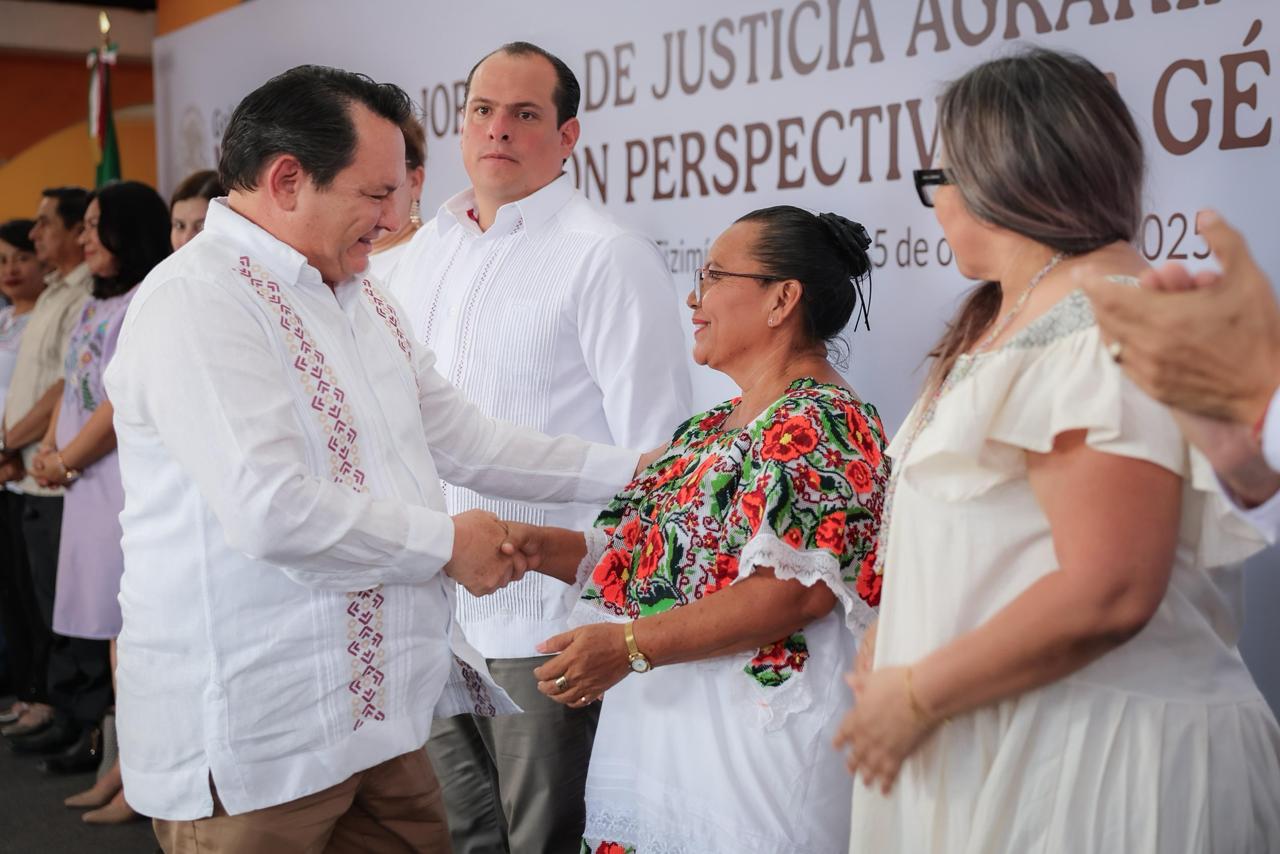 Mujeres del campo yucateco reciben certeza jurídica