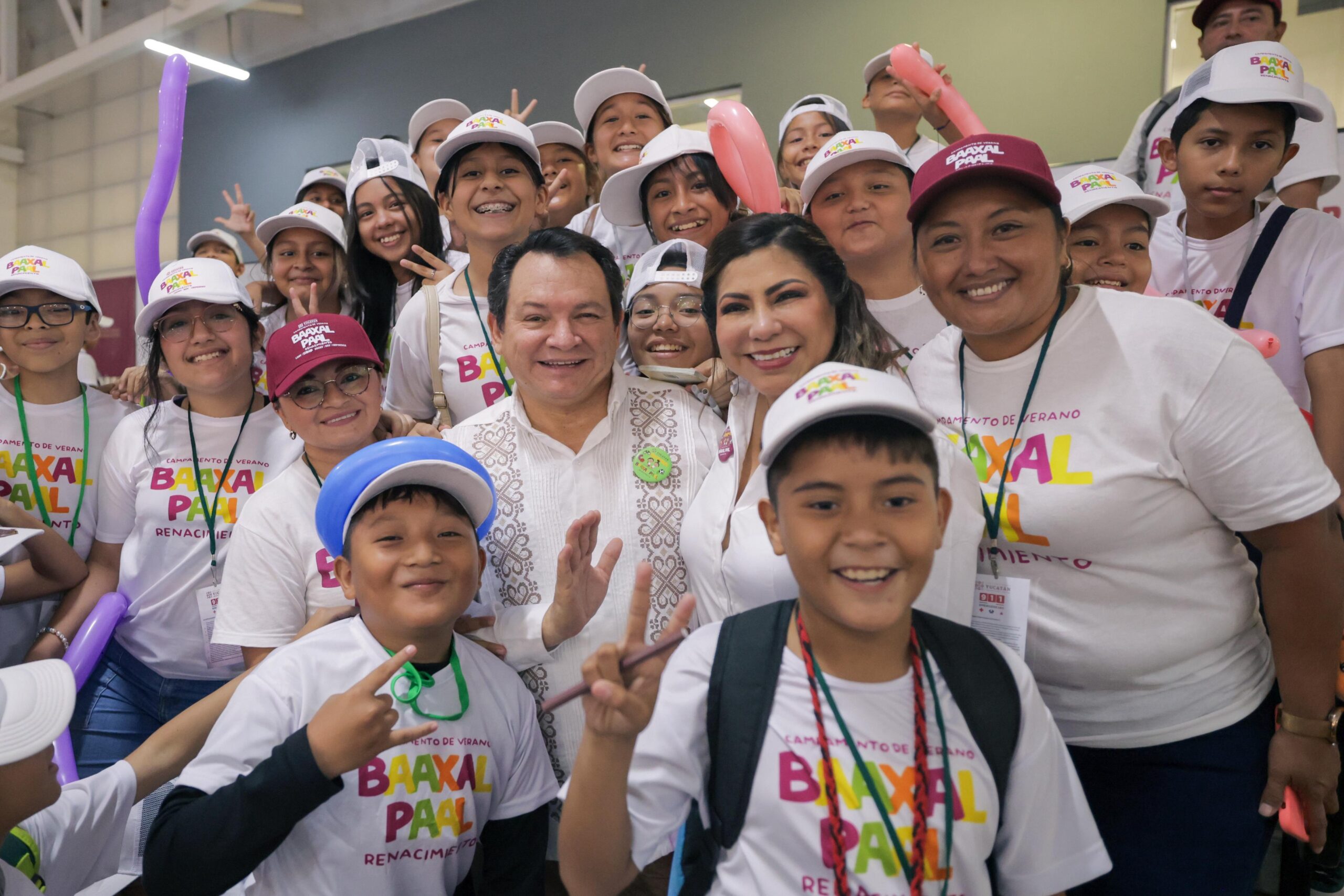 Niñas y niños de Yucatán disfrutan vacaciones con “Báaxal Paal Renacimiento 2025”