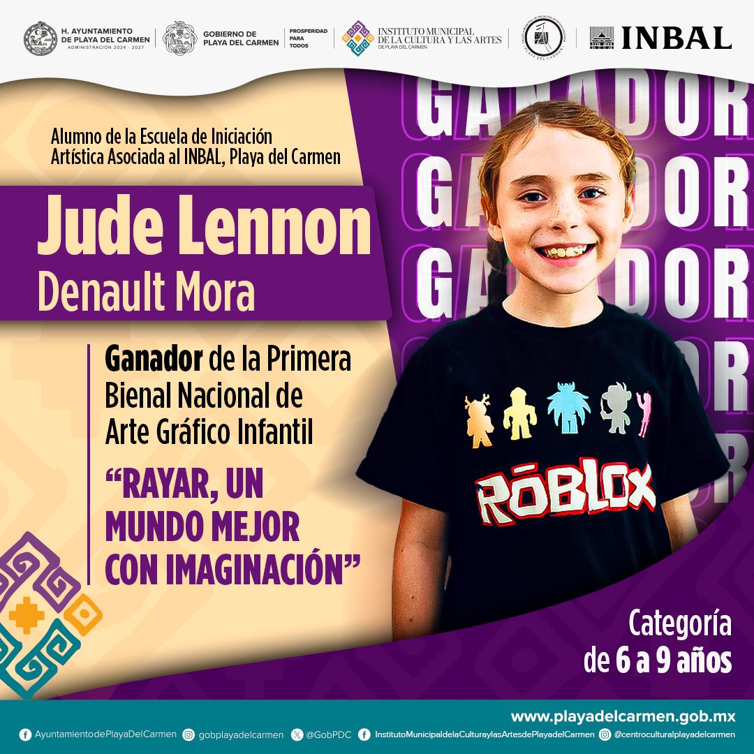 Niñas y niños pintores de Playa del Carmen destacan con sus obras a nivel nacional
