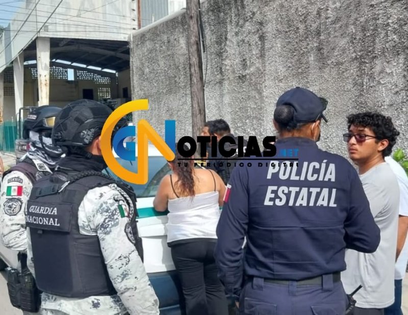 Vecinos la lombardo cansados de tanta delincuencia amarraron a un presunto ratero y los agraviados recuperaron sus pertenecías, en un taller de la supermanzana 65.
