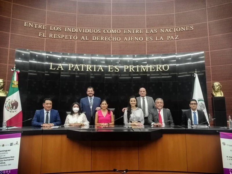 PODER JUDICIAL ACUDE AL SENADO DE LA REPÚBLICA PARA DAR INICIO A LAS ACTIVIDADES DEL DIPLOMADO SOBRE VIOLENCIA POLÍTICA CONTRA LAS MUJERES EN RAZÓN DE GÉNERO