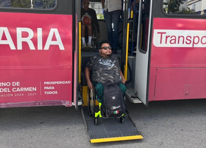 Gobierno de Estefanía Mercado impulsa transporte inclusivo y solidario para atletas del IMSS en torneo nacional
