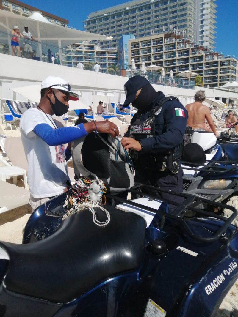 Policía Quintana Roo y Semar implementa operativo en Playas de Cancún para mayor seguridad de ciudadanía y visitantes