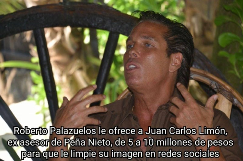 Pagará Palazuelos a ex asesor de Peña Nieto limpiar su imagen en redes sociales y quitar 730 páginas en facebook que lo critican
