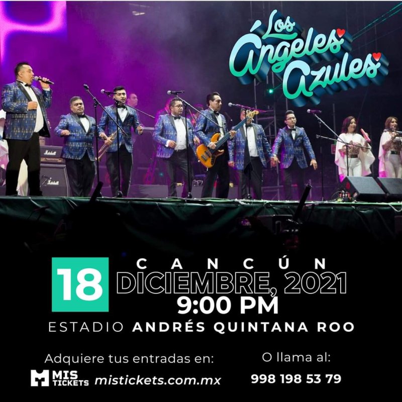 ¡No te pierdas a LOS ÁNGELES AZULES este 18 de Diciembre Estadio Andrés Quintana Roo!📣