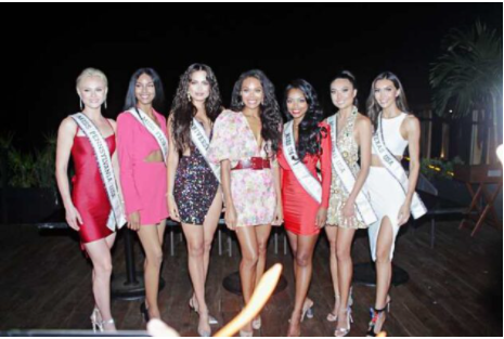 BELLA ENTRE BELLAS: La mexicana Andrea Meza, Miss Universo 2020, visita Cancún acompañando a las 50 participantes del concurso Miss USA