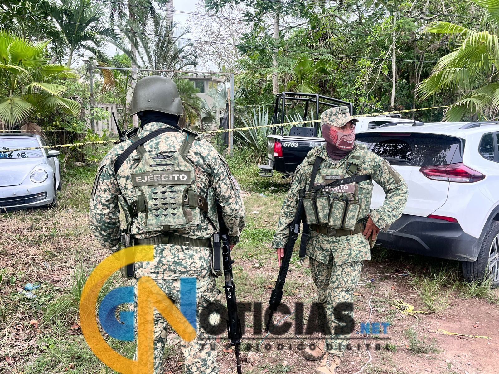 Rescate en rancho sobre la carretera Cancún-Leona Vicario Podría tratarse de un punto de actividades delictivas