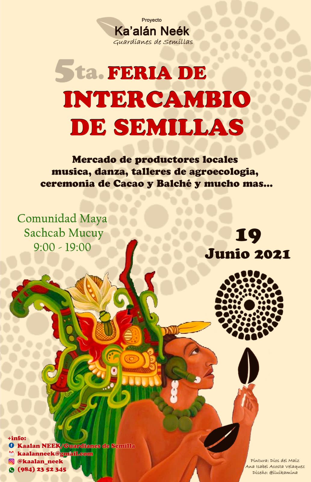 Organizan 5° edición  de la Feria de Intercambio de Semillas para preservar las costumbres mayas