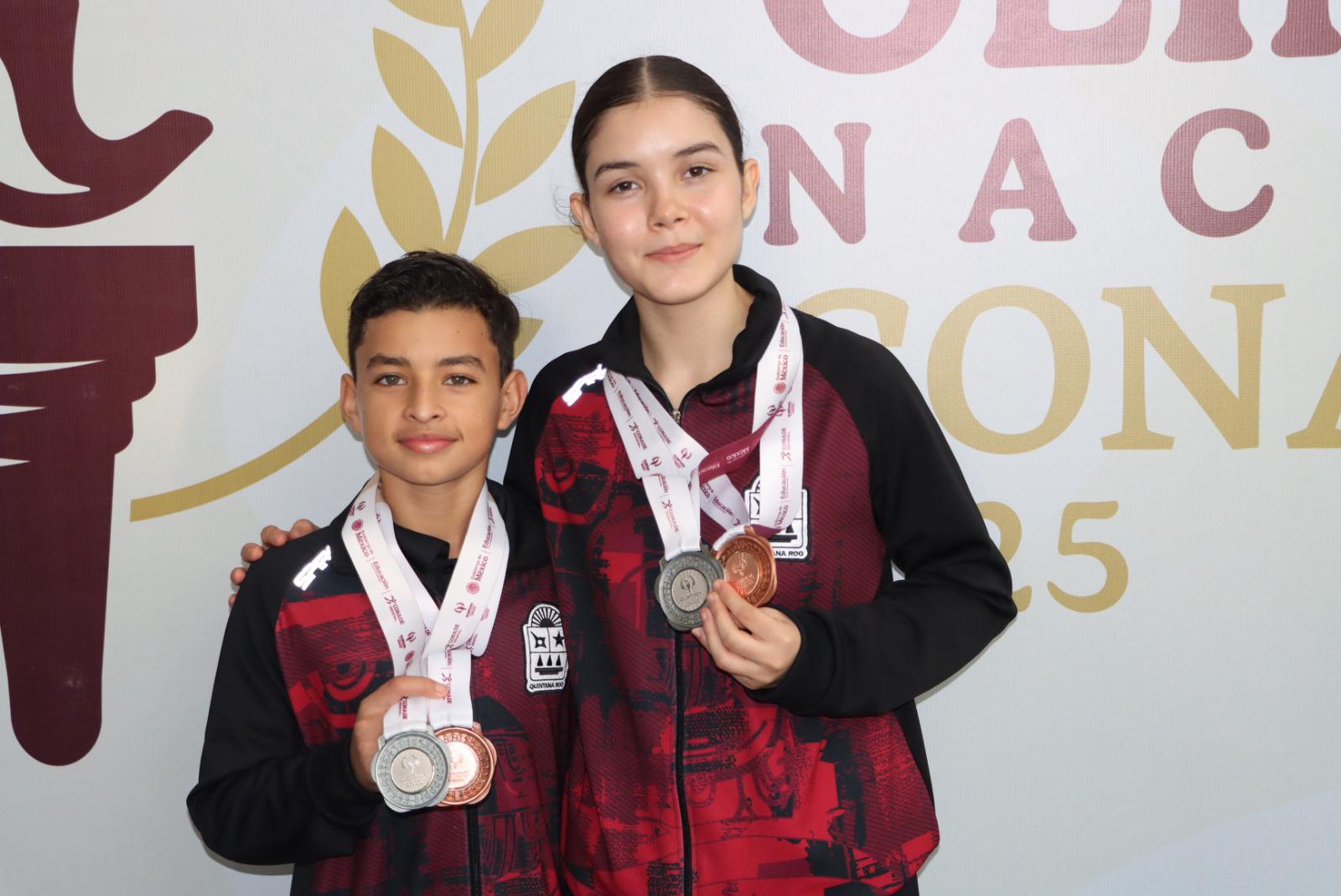 Arranca la Selección de Taekwondo de Quintana Roo con Cuatro Medallas en la Olimpiada Nacional CONADE