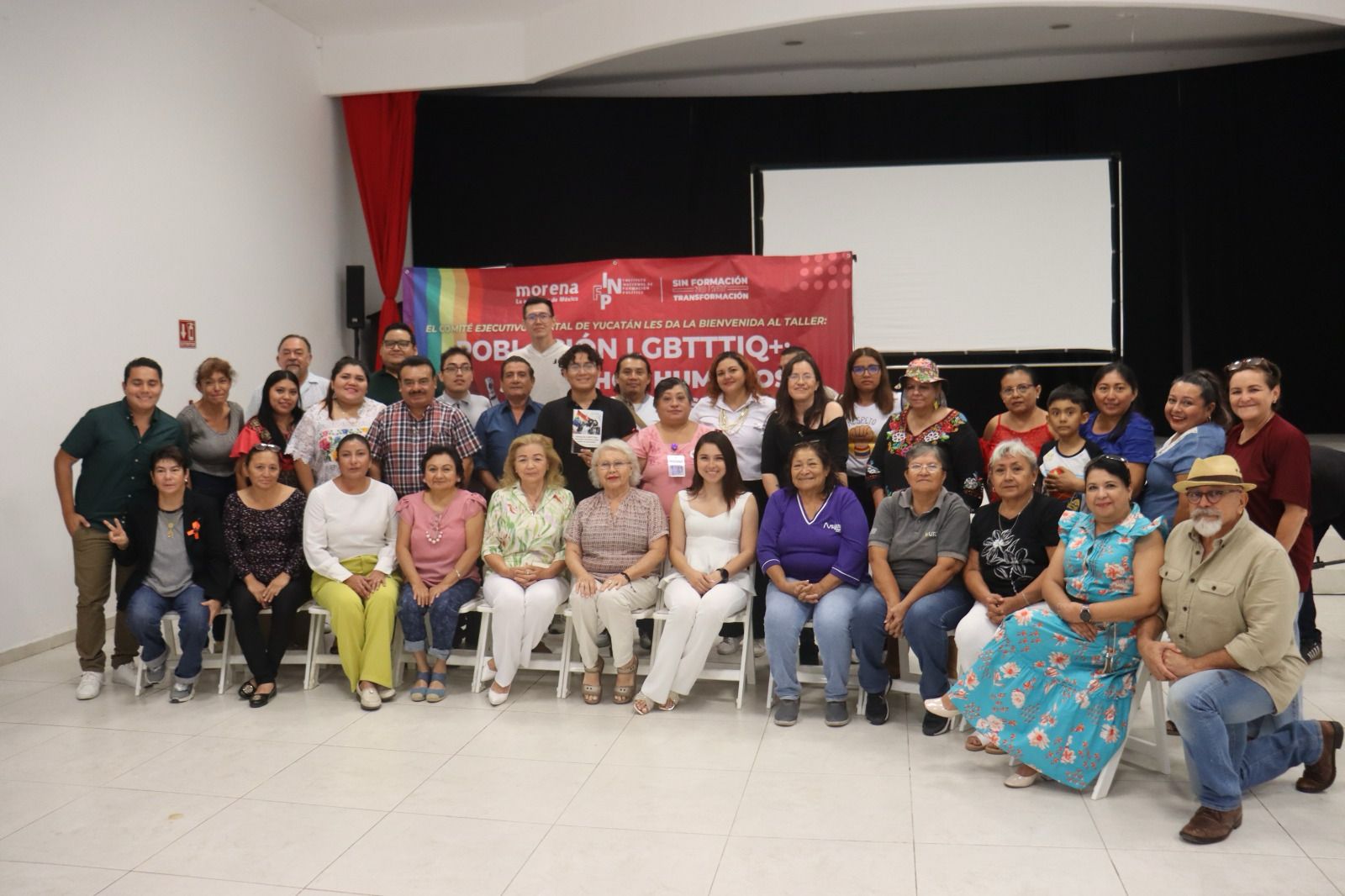 Se realiza taller “Población LGBTTTIQ+: Derechos Humanos para todas las personas” en Mérida, Yucatán