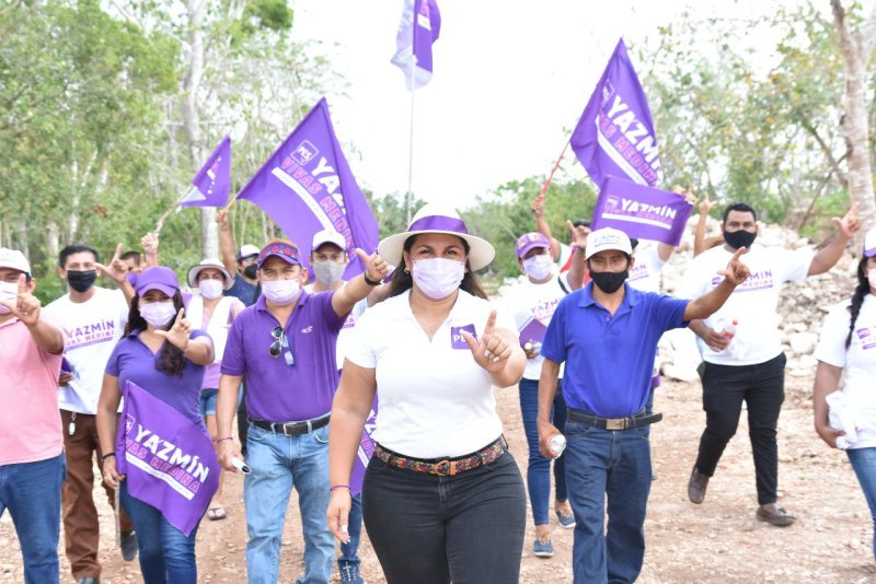 YAZMIN VIVAS MEDINA CANDIDATA A PRESIDENTA MUNICIPAL DE PUERTO MORELOS, PARTIDO ENCUENTRO SOLIDARIO (PES)