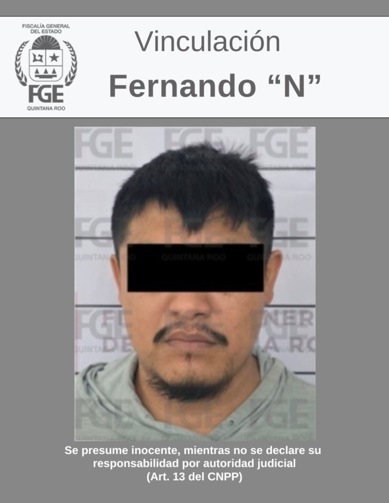 Obtiene FGE de Quintana Roo vinculación a proceso para un objetivo prioritario del Atlas Delictivo del Estado y otro sujeto por homicidio calificado en Tulum