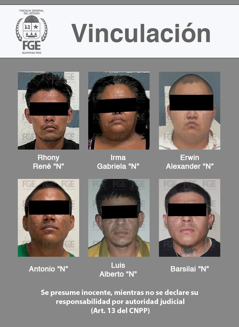 Logra Fiscalía vinculación a proceso para 13 personas por narcomenudeo en Isla Mujeres, Tulum, Benito Juárez y Playa del Carmen