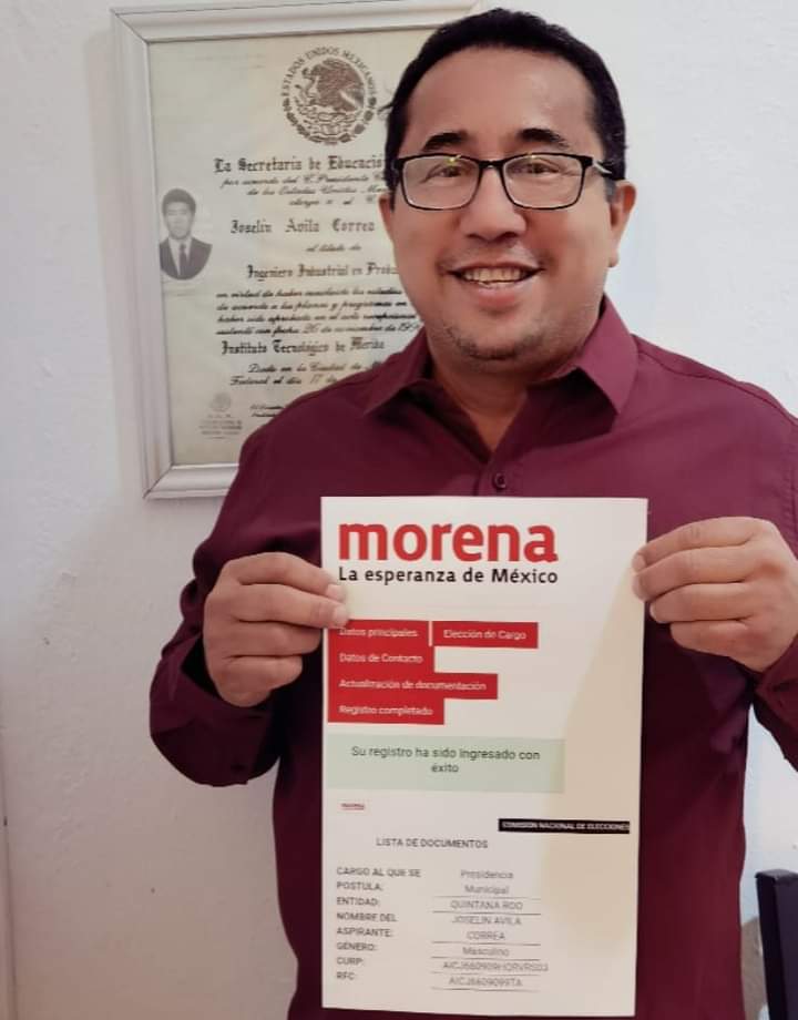 Ya no es Chapulín Colorado… ahora es Chapulín Moreno. Ávila Correa salta y va como precandidato de Morena en Lazaron Cardenas.
