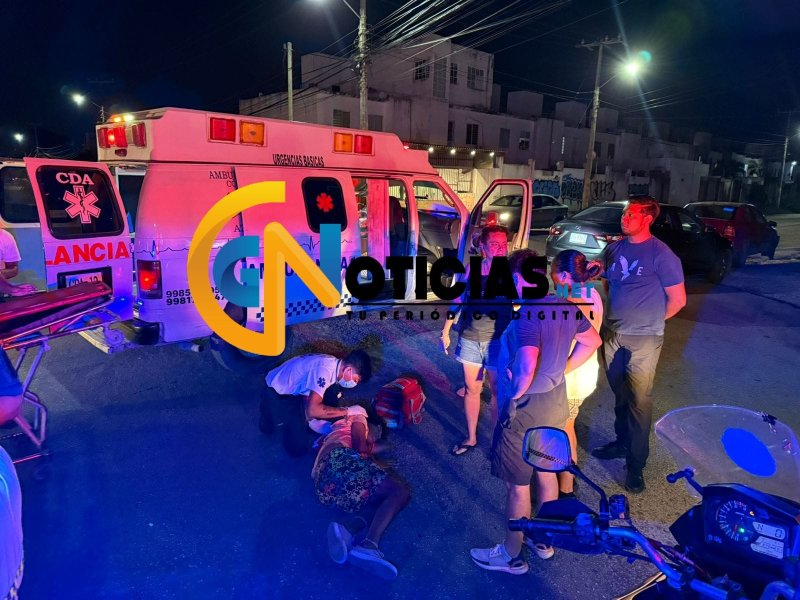 Un menor de edad termina su caminata en el hospital pues fue arrollado por un distraído automovilista de la tercera edad en la supermanzana 526