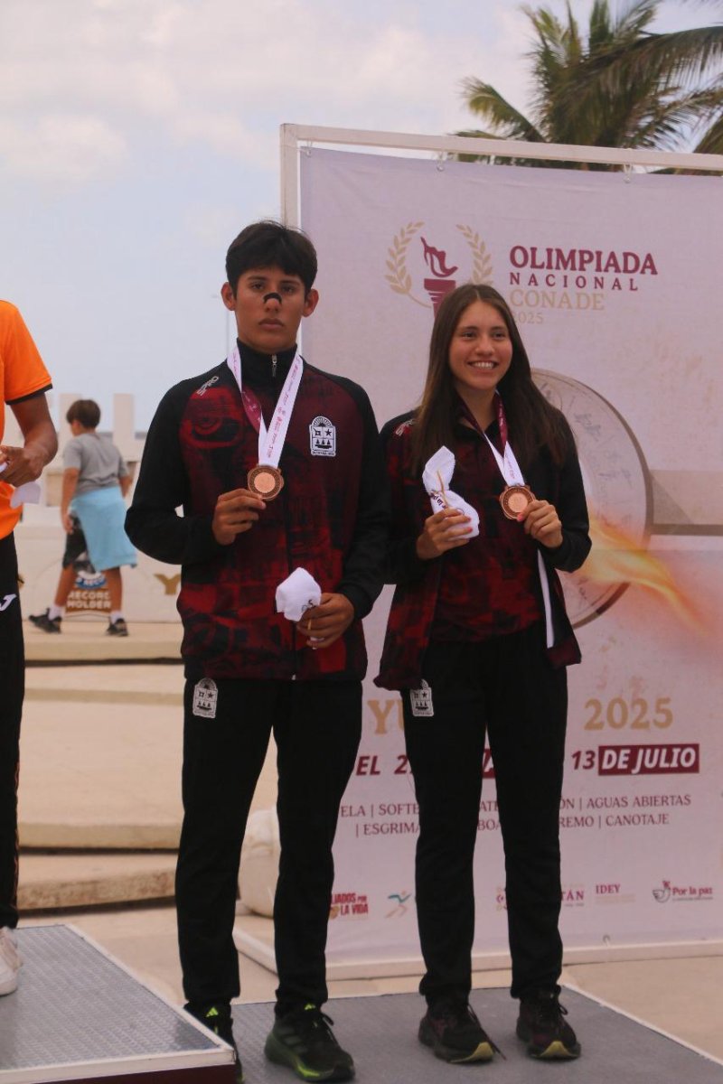 Triatlón quintanarroense cierra su participación con un total de 8 preseas en la Olimpiada Nacional CONADE 2025