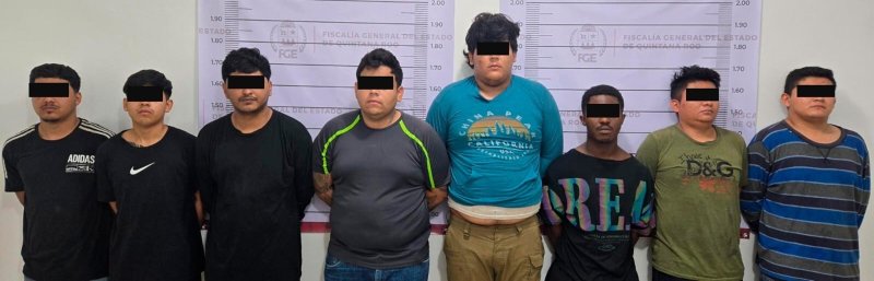 Obtiene FGE de Quintana Roo prisión preventiva para ocho objetivos prioritarios del Atlas Delictivo del Estado