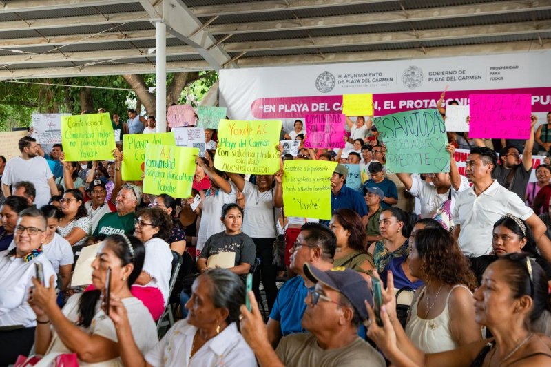Juramenta Estefanía Mercado 157 comités vecinales, ratificando que en Playa del Carmen gobierna el pueblo