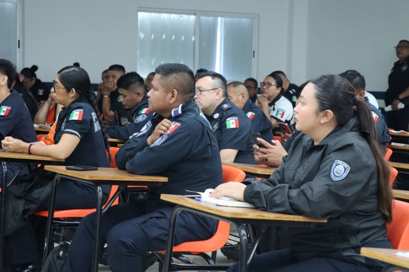 Con Estefanía Mercado, Playa del Carmen logra la capacitación total de su policía y fortalece la cercanía con la ciudadanía
