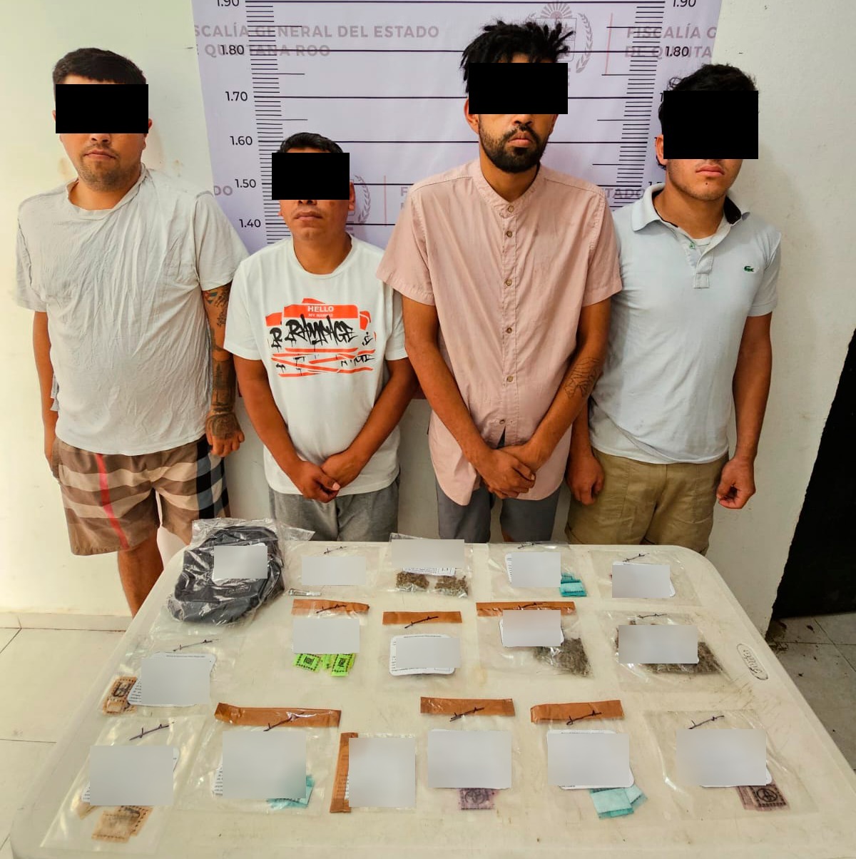 FGE Quintana Roo, firme en el combate al narcomenudeo; consigue 8 vinculaciones a proceso en Tulum, Playa del Carmen y Felipe Carrillo Puerto