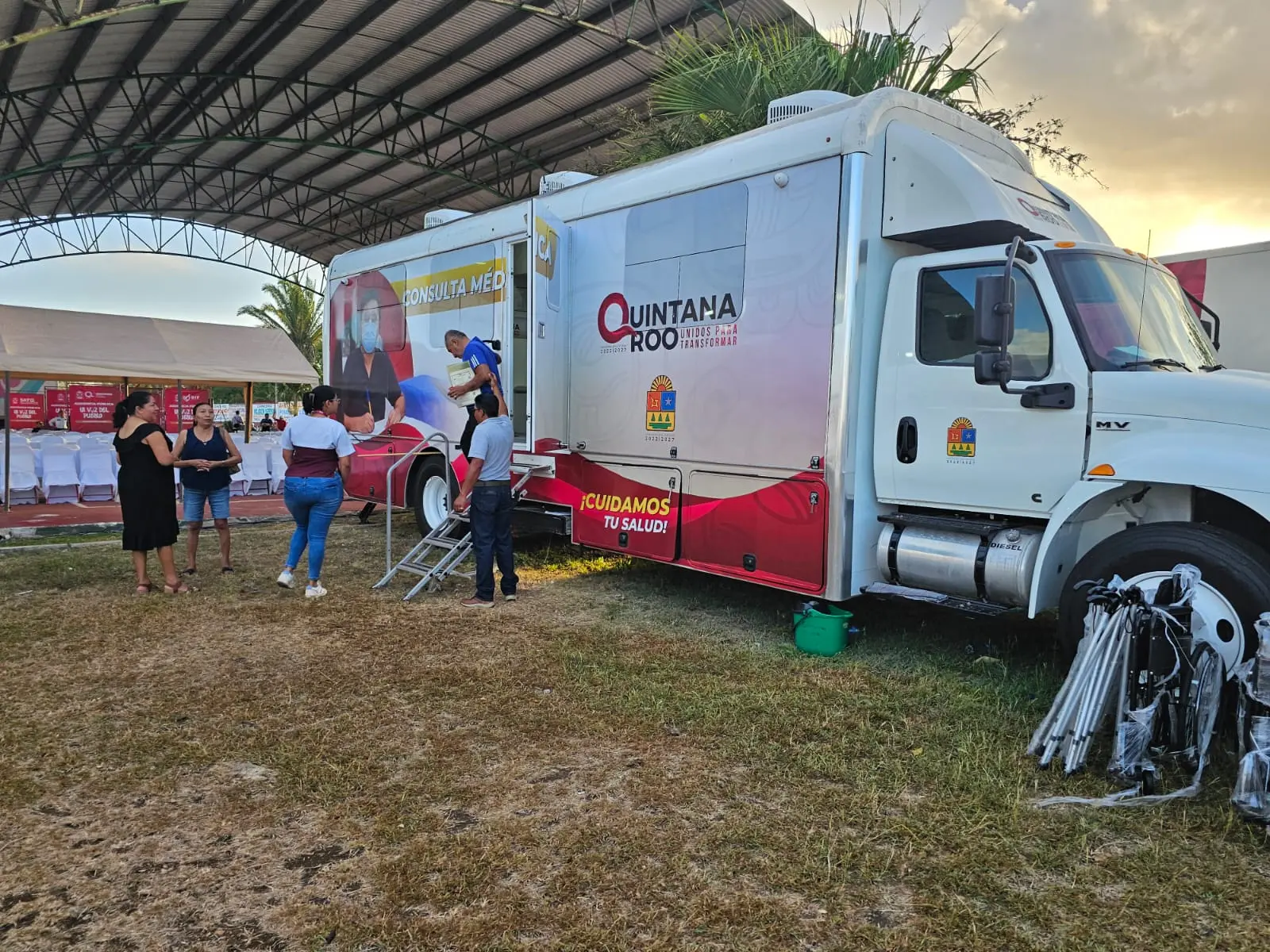 Llegan las caravanas médicas móviles a Bacalar, Lázaro Cárdenas y Felipe Carrillo Puerto: Mara Lezama