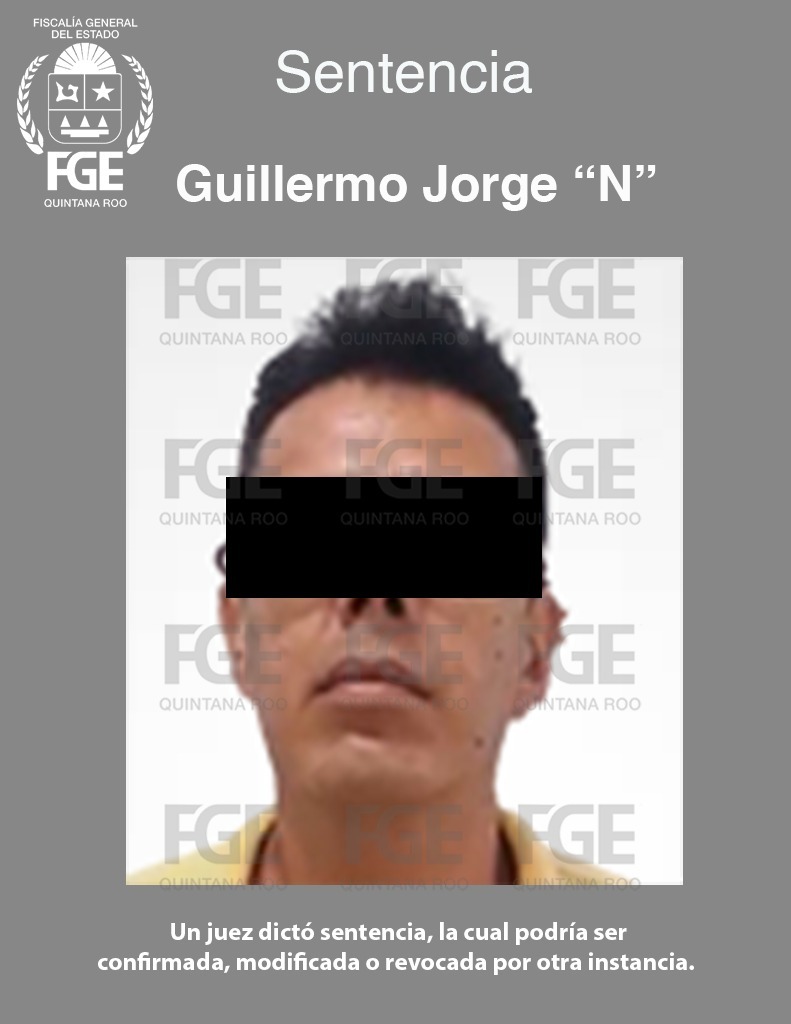 Logra Fiscalía de Quintana Roo sentencia de 48 años de prisión para un sujeto por feminicidio en Playa del Carmen
