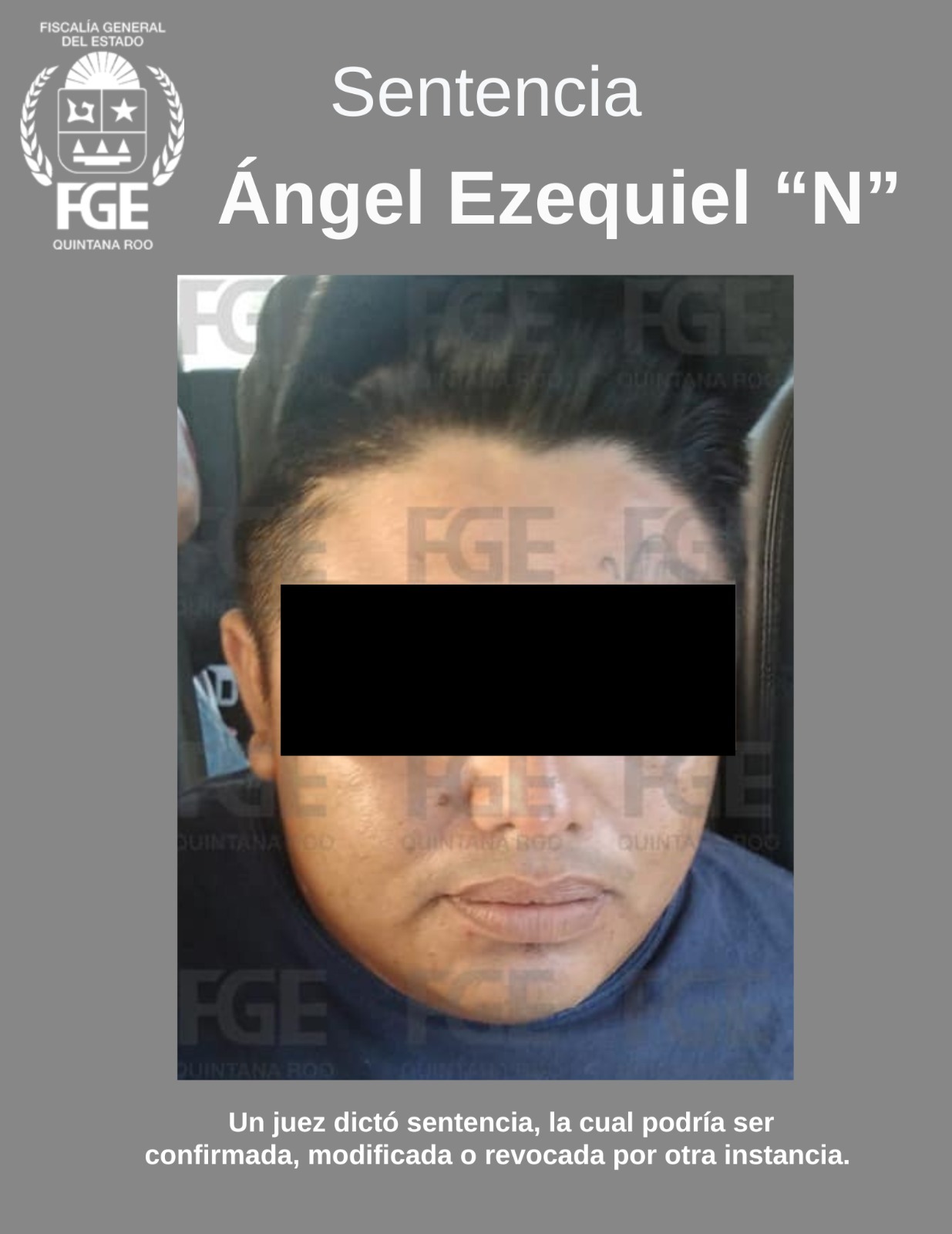 Logra FGE de Quintana Roo condena de 31 años y 3 meses para dos masculinos por homicidio calificado en Cozumel