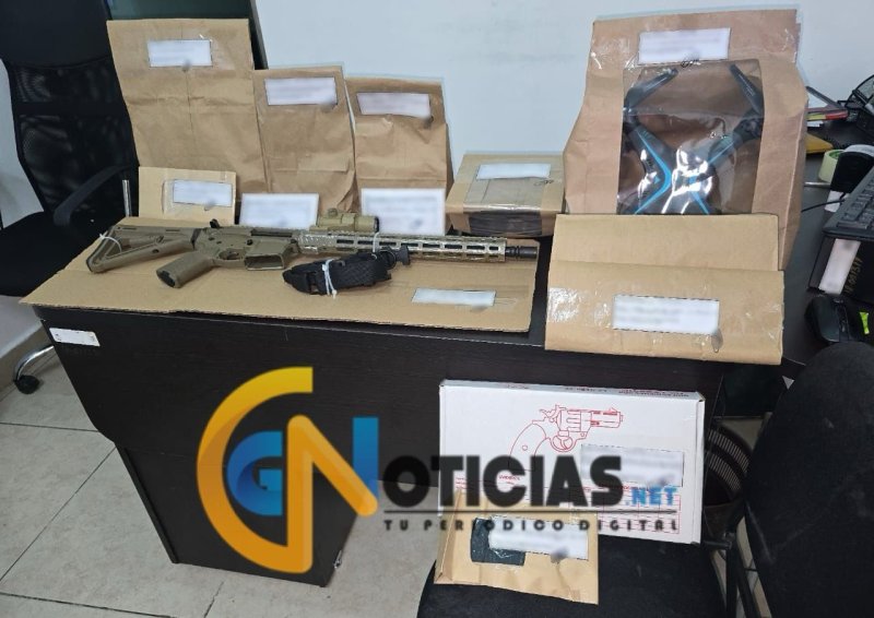 Aseguran autoridades drogas, armas y dispositivos electrónicos en un inmueble en Felipe Carrillo Puerto