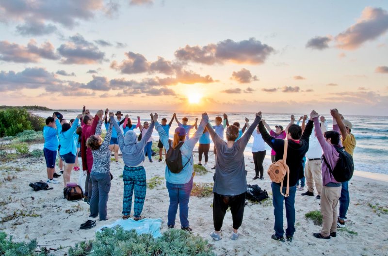Abre la FPMC Punta Sur para una jornada de meditación, arqueoastronomía y restauración de mangle