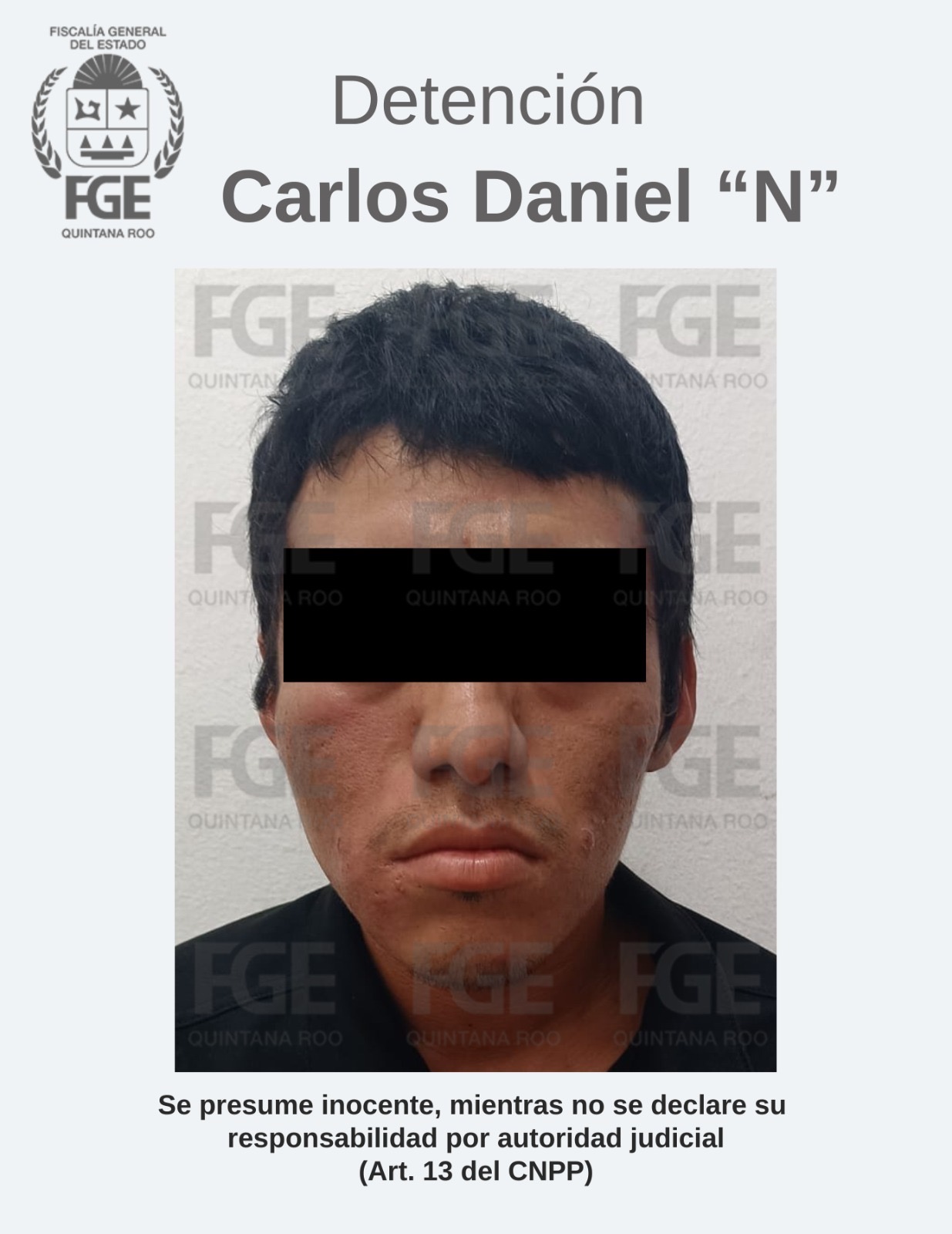 FGE Quintana Roo obtiene dos vinculaciones a proceso y captura a una persona por homicidio calificado en Solidaridad y Tulum