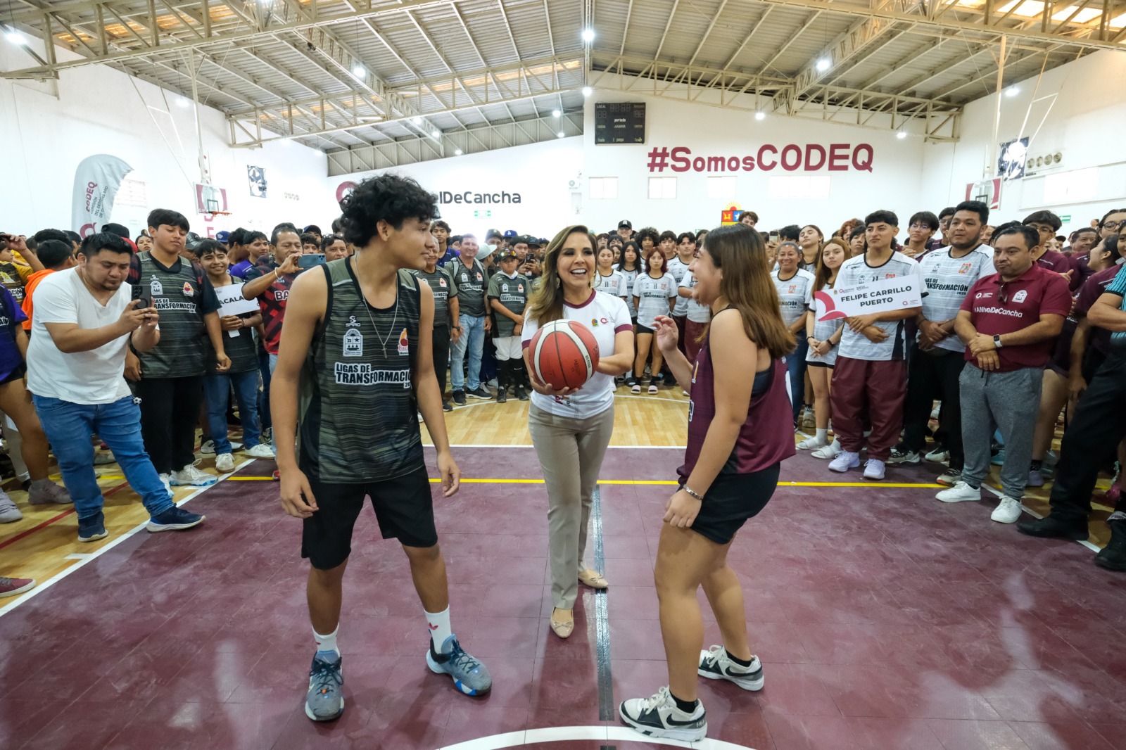 Reconoce Mara Lezama el talento deportivo de Quintana Roo, al inaugurar la segunda edición de las Ligas Estatales de la Transformación 2025