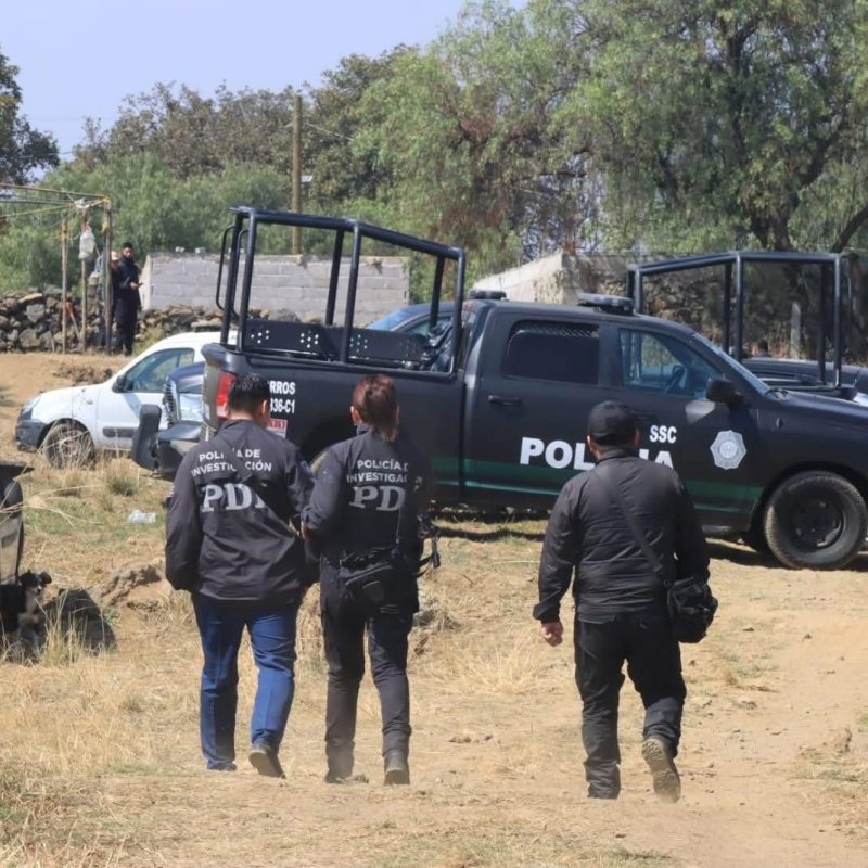 Una fosa clandestina fue descubierta Camino a San Pablo, en la alcaldía Xochimilco, Ciudad de México.