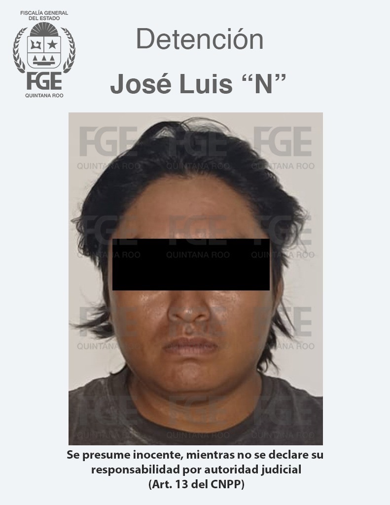 Arresta FGE de Quintana Roo a una persona por el delito de violación en Felipe Carrillo Puerto