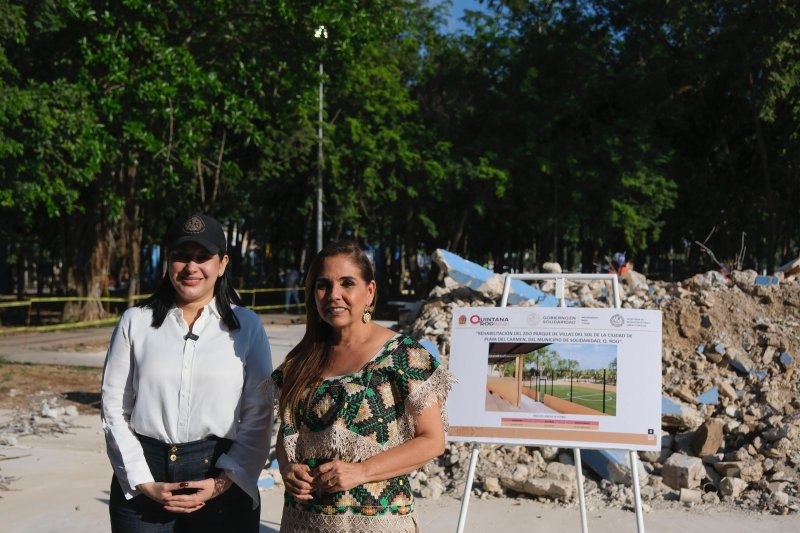 Rehabilitación del Parque Villas del Sol, para beneficio de 45 mil vecinos en Playa del Carmen: Mara Lezama