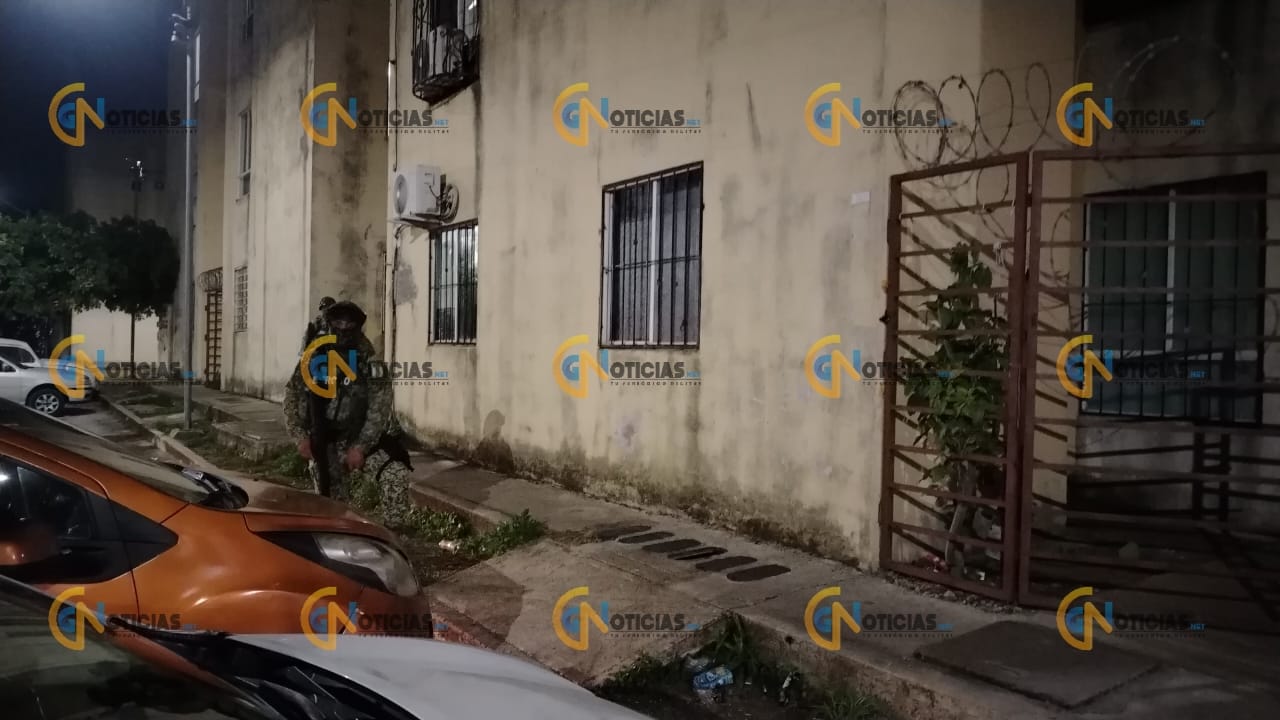 Agentes de la fiscalía general del Estado, complementó una orden de cateo contra una vivienda ubicada en el fraccionamiento paseos del mar