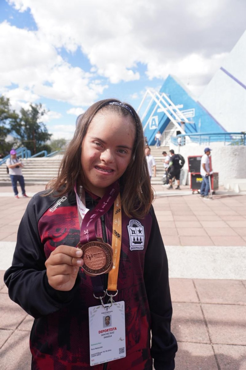 Quintana Roo conquista sus primeras 10 medallas en la jornada inaugural de Paranatación en la Paralimpiada Nacional CONADE 2025